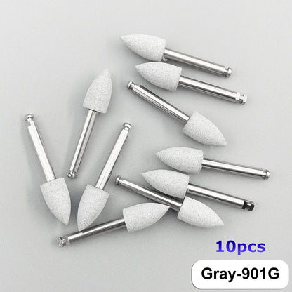 WELLCK Dental Silicone Grinding Heads – 12/10pcs Teeth Polisher for Low-Speed Dental Tools & Lab Use