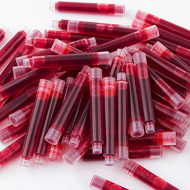 Colorful Fountain Pen Ink Cartridges - 12-60PCS 3.4mm Ink Sac Refills for Drawing, School & Office Writing Supplies