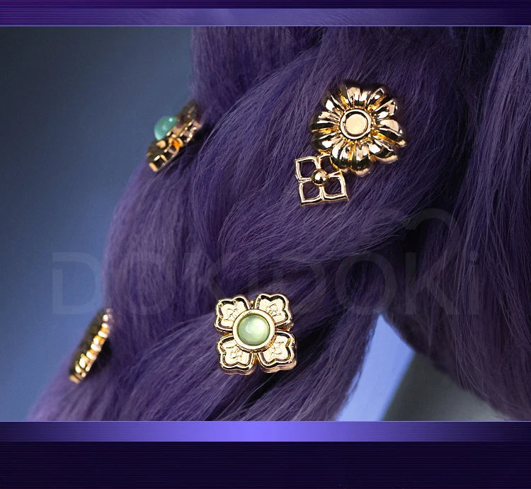 Rumii Miraa Zoeyy Cosplay Earrings — DokiDoki Metal Headwear for Halloween & Costume Accessories