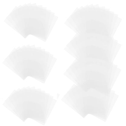 50pcs Transparent Tattoo Transfer Paper – Clear Pattern Thermal Tattoo Transfer Film Paper
