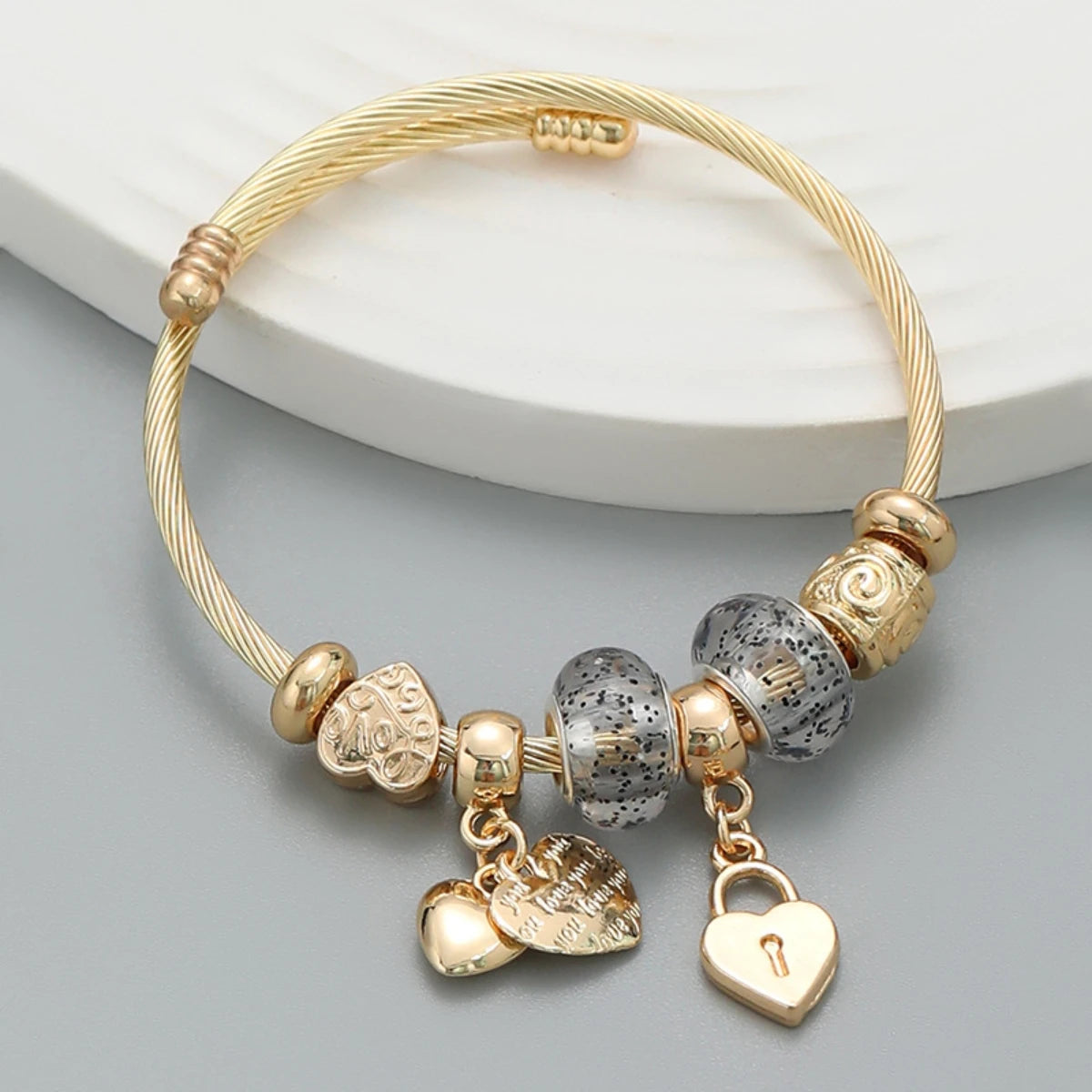 Fashionable Women's Stainless Steel Multi-Element Bracelet – Ideal for Daily Wear, Parties & Festival Gifts