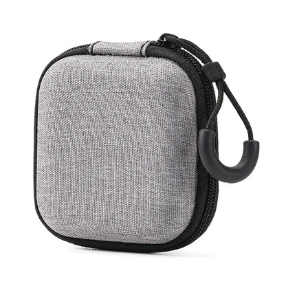 Portable Shockproof Headphone Case – Hard Shell Earphone Bag for Headset, Memory Card & USB Cable Storage