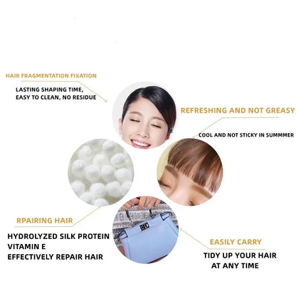 Hair Wax Stick – Long-Lasting, Waterproof Portable Finishing Tool for Broken Hair & Styling