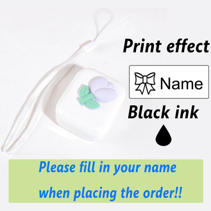 Custom Kids Name Stamp - Personalized Waterproof Clothing Label & Signature Seal