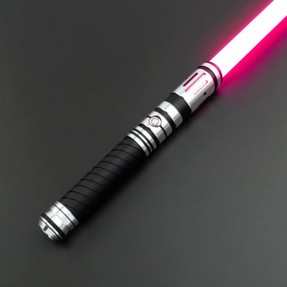 TXQSABER Heavy Dueling Lightsaber – Neo Pixel RGB Laser Saber with Metal Hilt, Smooth Swing Combat Cosplay Luminous Toy for Kids