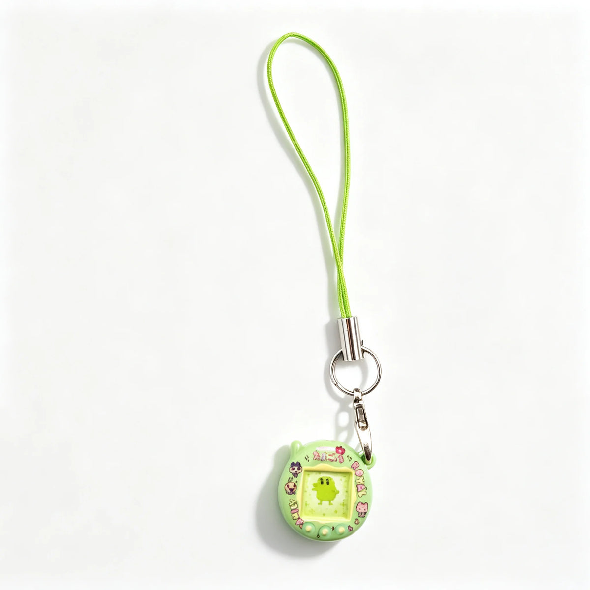 Tamagotchi Cartoon Metal Pendant Keychain - Cute Mini Anime Charm for Bags, Backpacks and DIY Jewelry Gifts