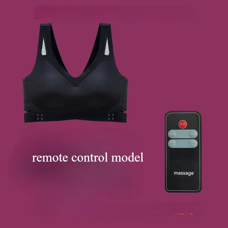 Electric Breast Massager Bra – Adjustable Chest & Back Beauty Massage with Remote