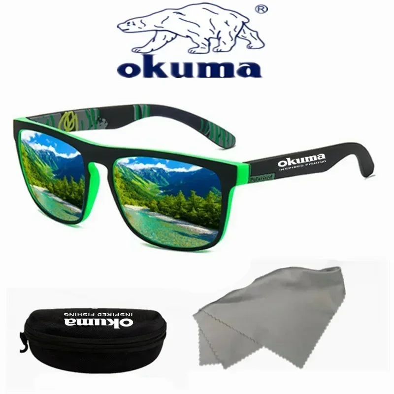 Okuma Polarized Sunglasses UV400 — Men & Women Outdoor Sunglasses for Hunting, Fishing, Driving & Biking, Optional Box