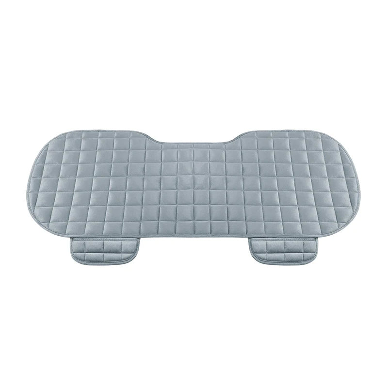 Universal Winter Car Seat Cover Set – Front & Rear Flocking Cloth Anti-Slip Warm Cushion Mat for Car, SUV, Van & Truck Interior Protection