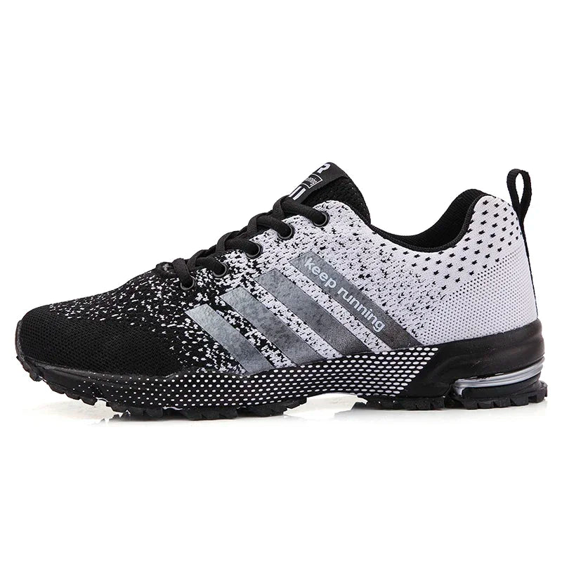 Men’s Air Cushion Running Shoes – Breathable Lightweight Marathon Sneakers for Athletic Training, Comfortable for Women