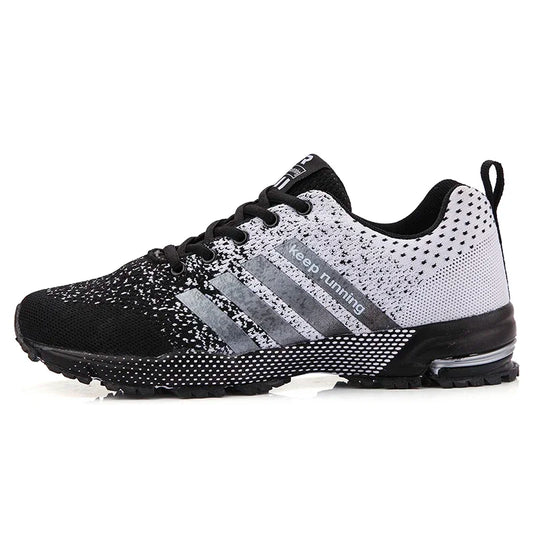 Men’s Air Cushion Running Shoes – Breathable Lightweight Marathon Sneakers for Athletic Training, Comfortable for Women