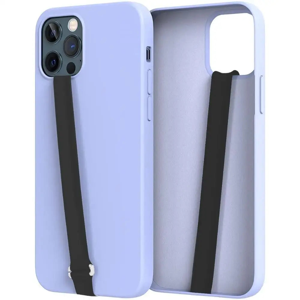 Flexible Elastic Silicone Phone Straps: Secure Hand Grip for iPhone, Samsung, Huawei & Xiaomi - Wristband Finger Ring Holder