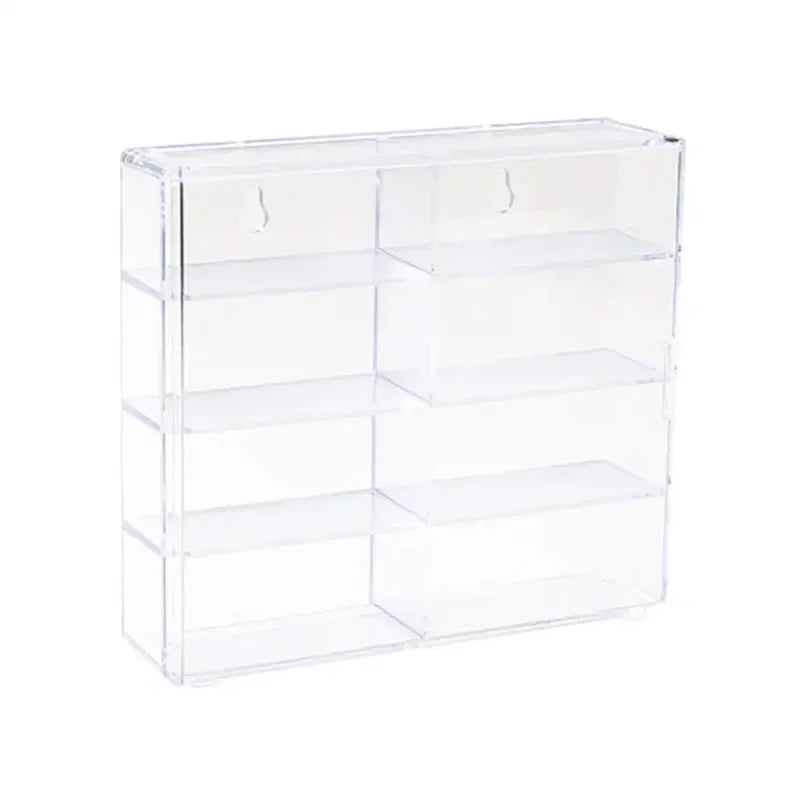 1:64 Acrylic Car Display Case - 8 Grid Transparent Dustproof Storage Box for Toy Model Cars & Collectors
