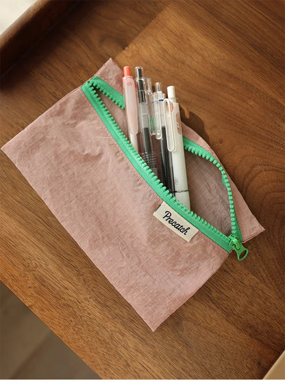 Multifunctional Lightweight Pouch for Women — Macaron Color Bag for Eyebrow Pencil, Stationery, Jewelry, Documents & Coins
