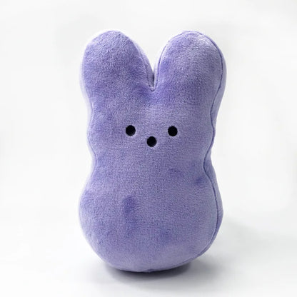 15cm Peep Bunny Plush Toy – Soft Stuffed Rabbit Doll with Star Carrot for Easter & Room Decor Gift