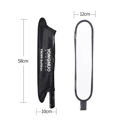 Yongnuo Honeycomb Grid Softbox - Rectangle Light Modifier for YN360 Series LED Video Lights