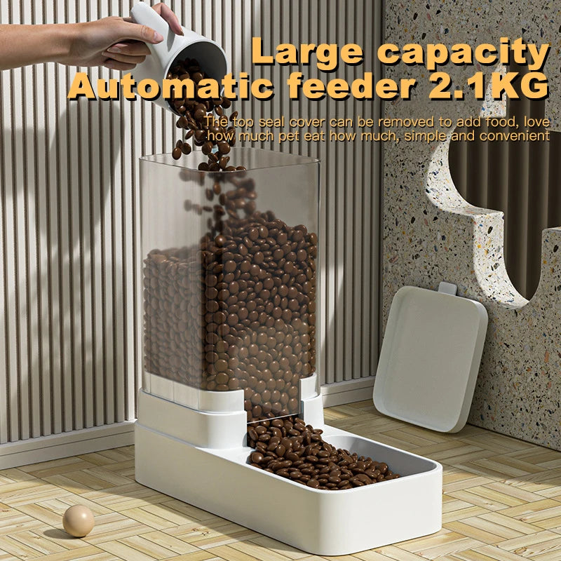 Gravity Automatic Pet Feeder – Food and Water Dispenser for Cats & Dogs
