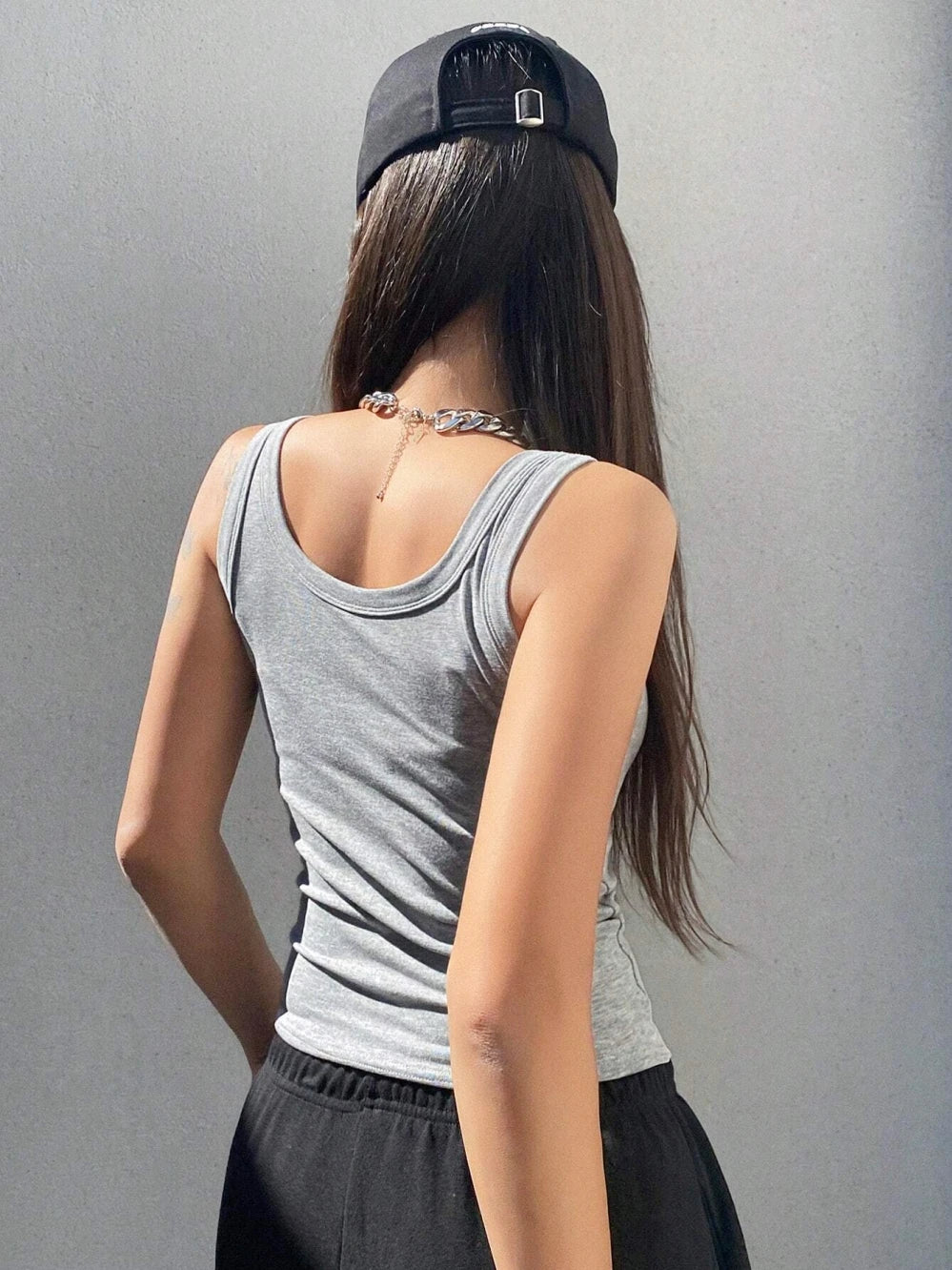 Women’s Summer Camisole Tank Top – Soft Knitted Sleeveless Tight Fit Sexy Base Shirt for Casual & Outerwear Outfits