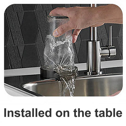 Automatic Cup Washer Faucet Glass Rinser for Kitchen Sink - Bar Glass Rinser, Coffee Pitcher Wash Cup Tool, Essential Kitchen Sink Accessories