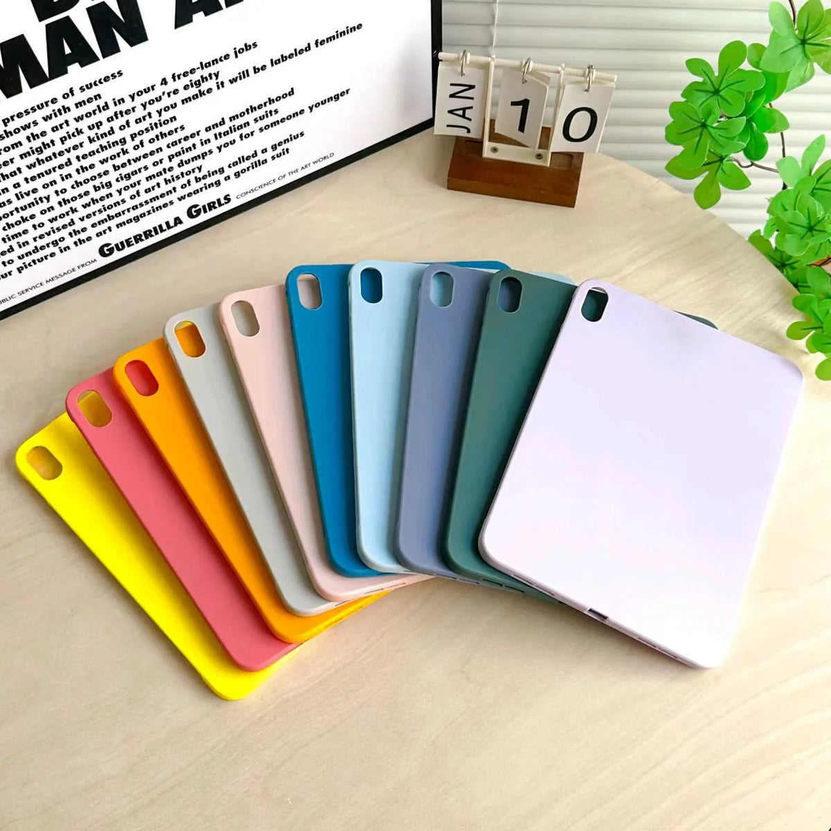 Ultra-Thin Soft TPU iPad Case - Shockproof Cover for iPad A16 11th Gen, Air 4/5, Pro 11 and Mini 6