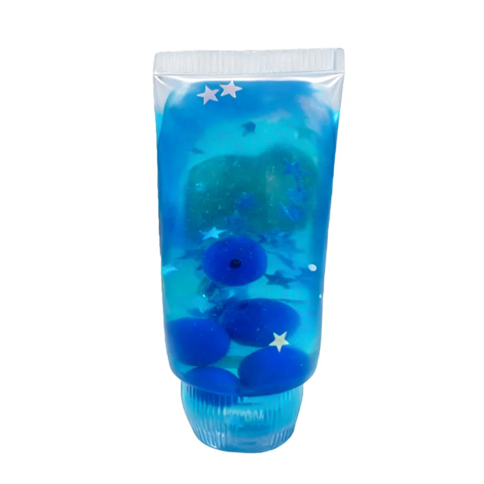 Blueberry Squeeze Sensory Stress Ball - Slow-Rebound Silicone Massage & Relaxation Toy