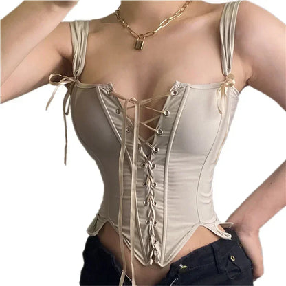Sexy Lolita Underbust Corset – Slimming Bandage Bustier Top for Women Lingerie & Elegant Streetwear