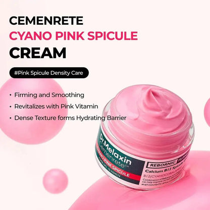 Dr.Melaxin Calcium B12 Pink Spicule Serum Cream – Dark Spot Lightening, Pore Minimizing, Wrinkle Reduction & Skin Elasticity Care
