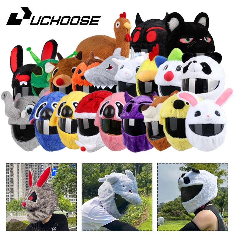 2025 New Funny Motorcycle Helmet Cover, Full Helmet Christmas Cap Gift, Personalized Motorbike Crash Case