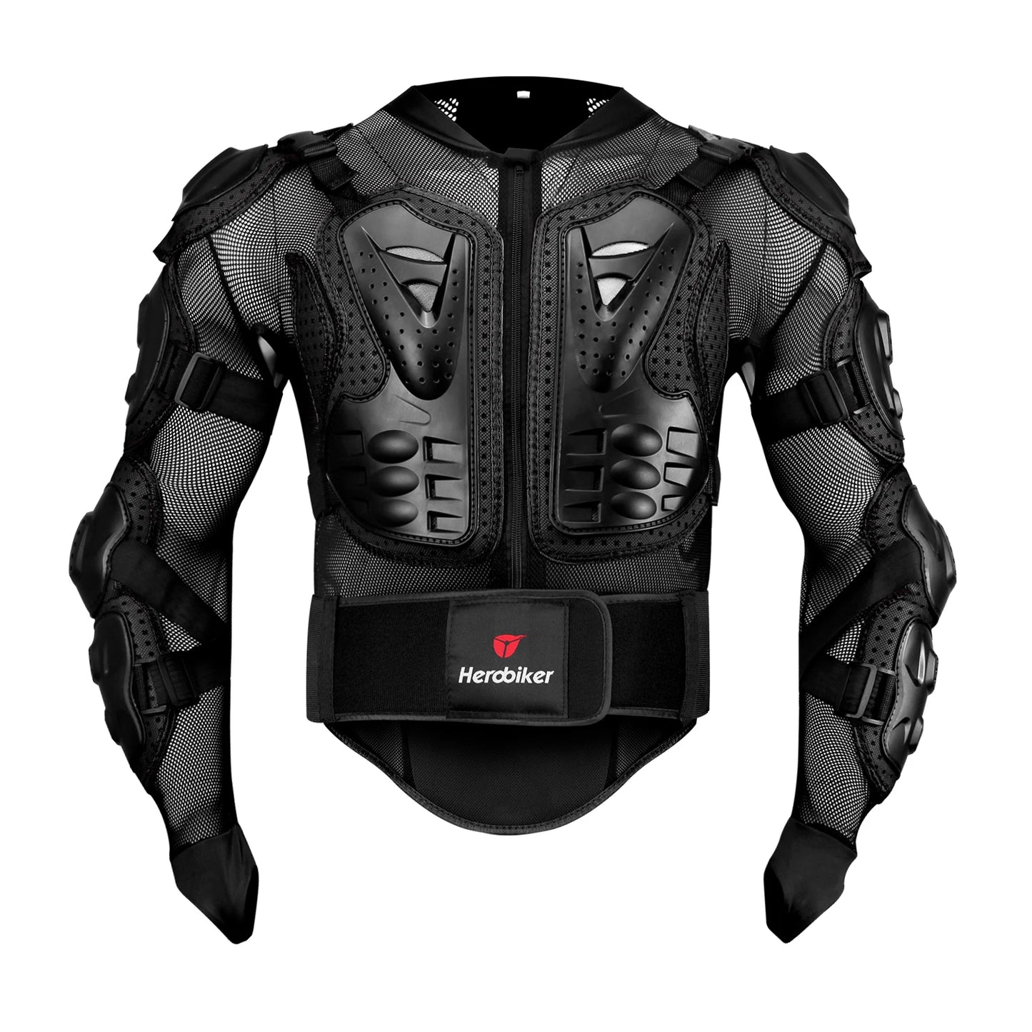 HEROBIKER Men’s Motorcycle Jacket — Motocross Riding Armor with Body Protection, Sizes S-5XL