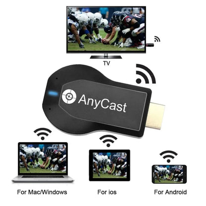 M2 Plus 4K/1080P HDMI-Compatible TV Stick – Wireless WiFi Display Dongle Receiver for DLNA, AirPlay, Miracast, AnyCast, iOS