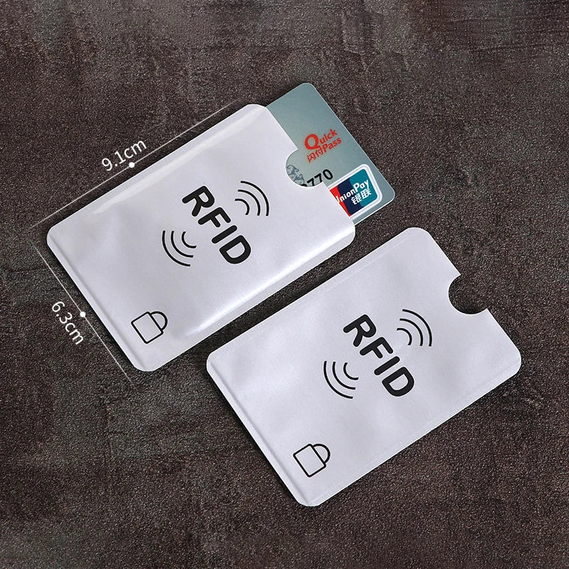 20PCS RFID Blocking Card Holder - Aluminum NFC Anti Scan Protector Case for ID & Credit Cards