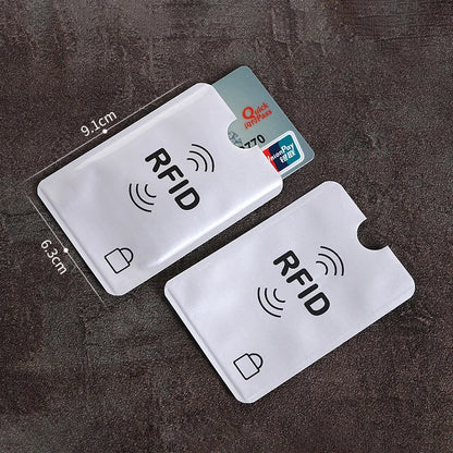 20PCS RFID Blocking Card Holder - Aluminum NFC Anti Scan Protector Case for ID & Credit Cards