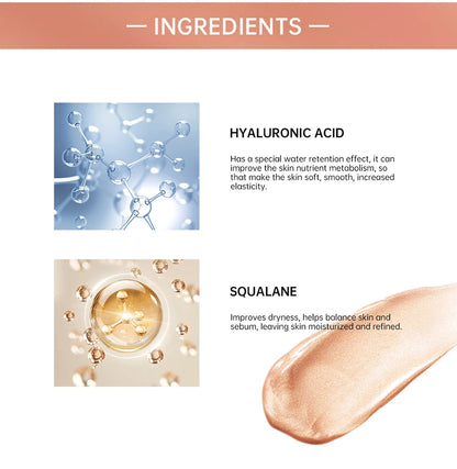 Lakerain Halo Glow Liquid Highlighter – Complexion Booster with Hyaluronic Acid for Radiant Skin