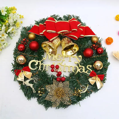 6/7FT Realistic Green Artificial Christmas Tree – Unlit with Pinecones & Holly Berries, Quick Setup with Metal Stand