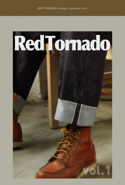 Red Tornado 55501 Men’s Jeans – Relaxed Straight Fit Raw Selvedge Denim Amekaji Style Pants