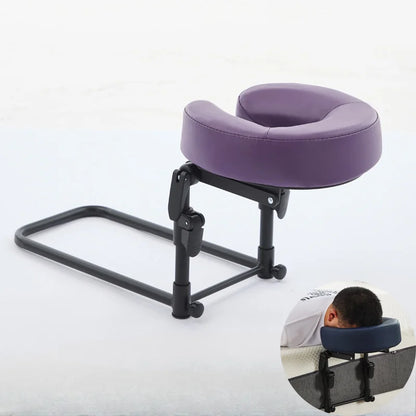 Adjustable Cervical Neck Massager Headrest - Ergonomic Portable Massage Device for Home, Salon, Spa & Travel