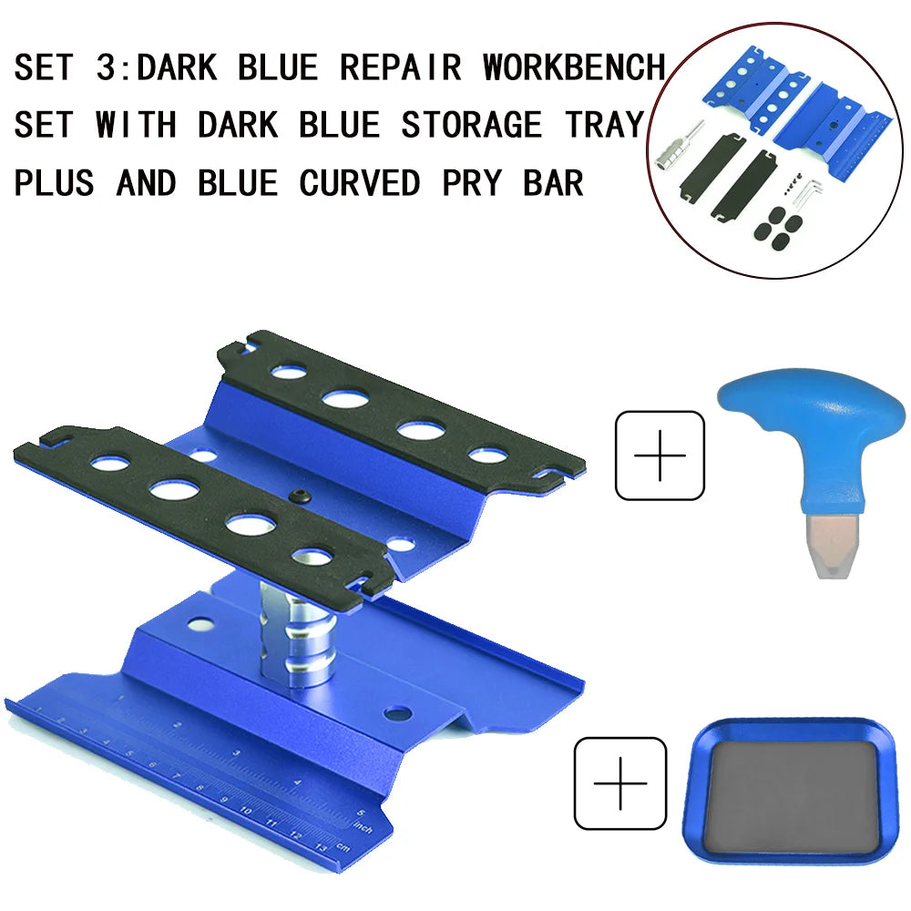 RC Car Tool Lifting Work Stand – 360° Rotating Repair Platform for 1/10 & 1/8 Buggy Crawler Cars