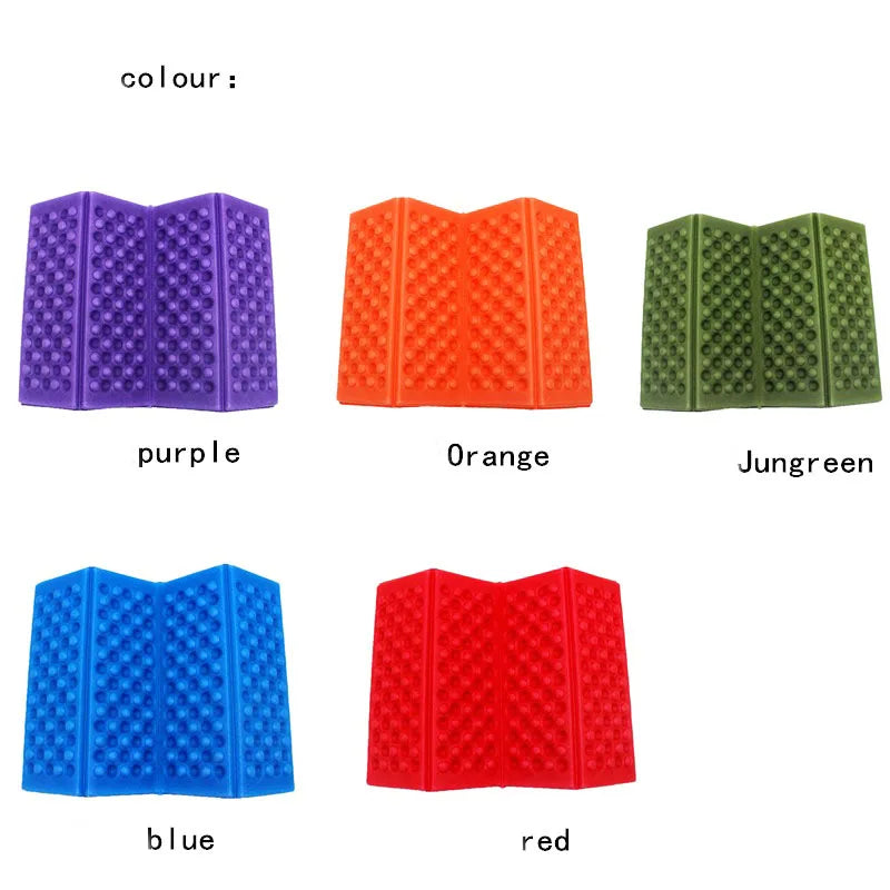 Outdoor Sitting Cushion – Foldable Waterproof XPE Foam Pad, Portable Chair Mat for Camping, 385x275x11mm