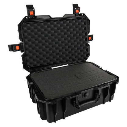 Trolley Toolbox with Wheels — Large Portable Tool Storage Case, Professional Plastic Instrument & Safety Equipment Box