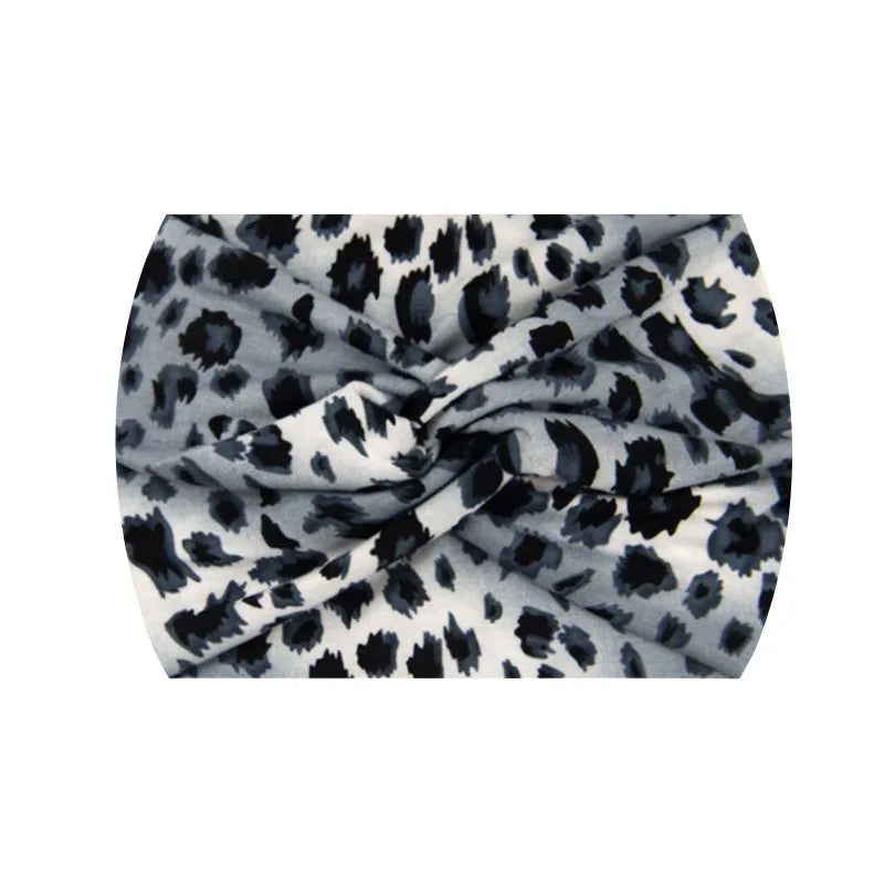 Wide Stretch Printed Sports Headband – 18cm Athletic Sweatband & Hairband