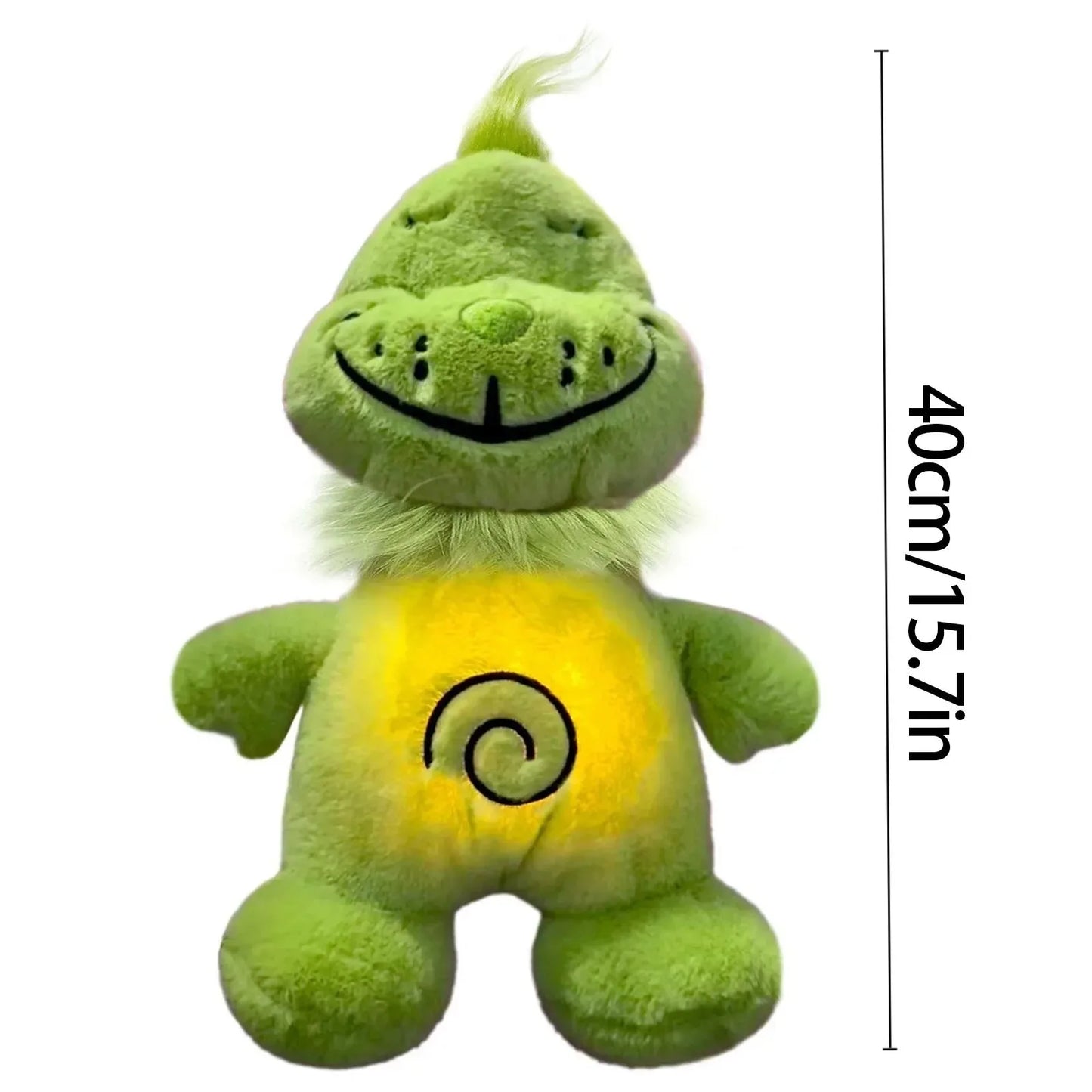 Grinch Plush Toy Doll — Green-Haired Monster Stuffed Companion for Comfort, Soothing, and Sleep