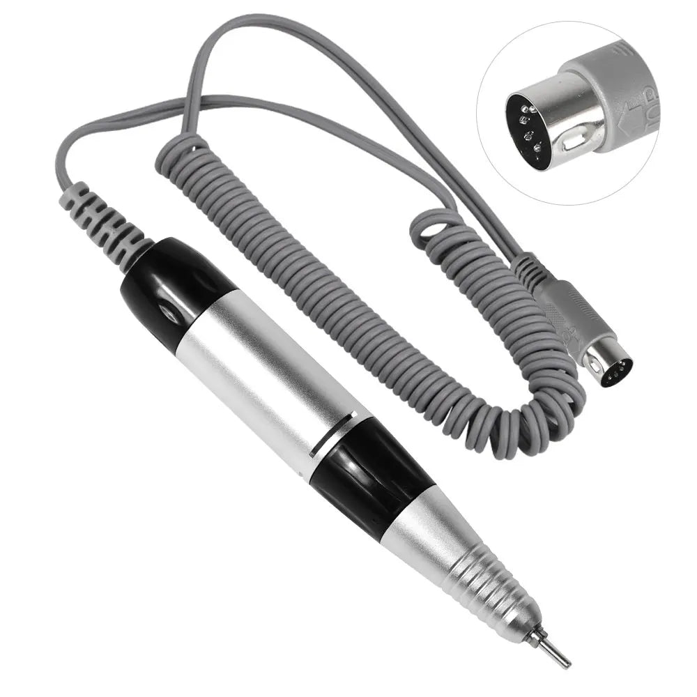 5-Pin Electric Nail Drill Pen Handpiece - Manicure & Pedicure File, Polish and Grinding Machine Accessory