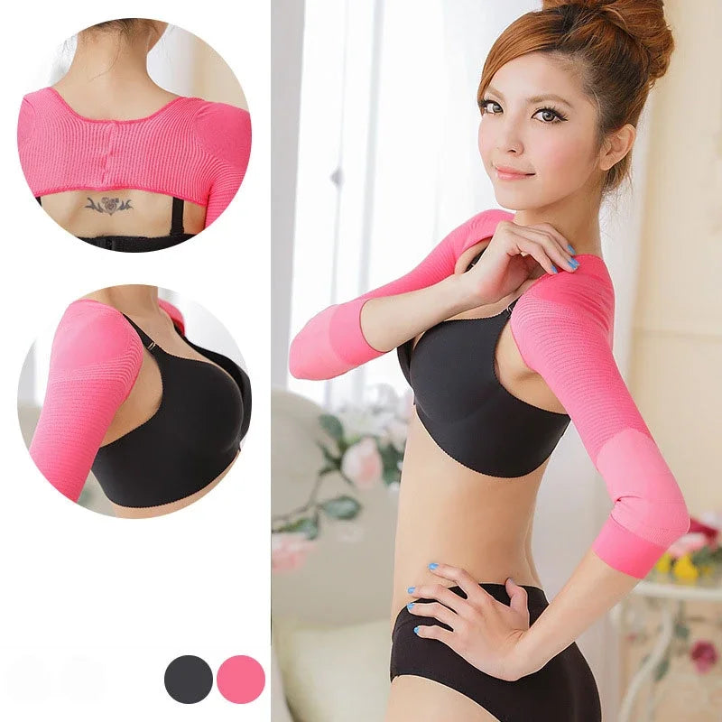 Women's Shapewear Butterfly Sleeves - Shoulder Pads & Long Sleeve Arm Corsets, Humpback Prevention