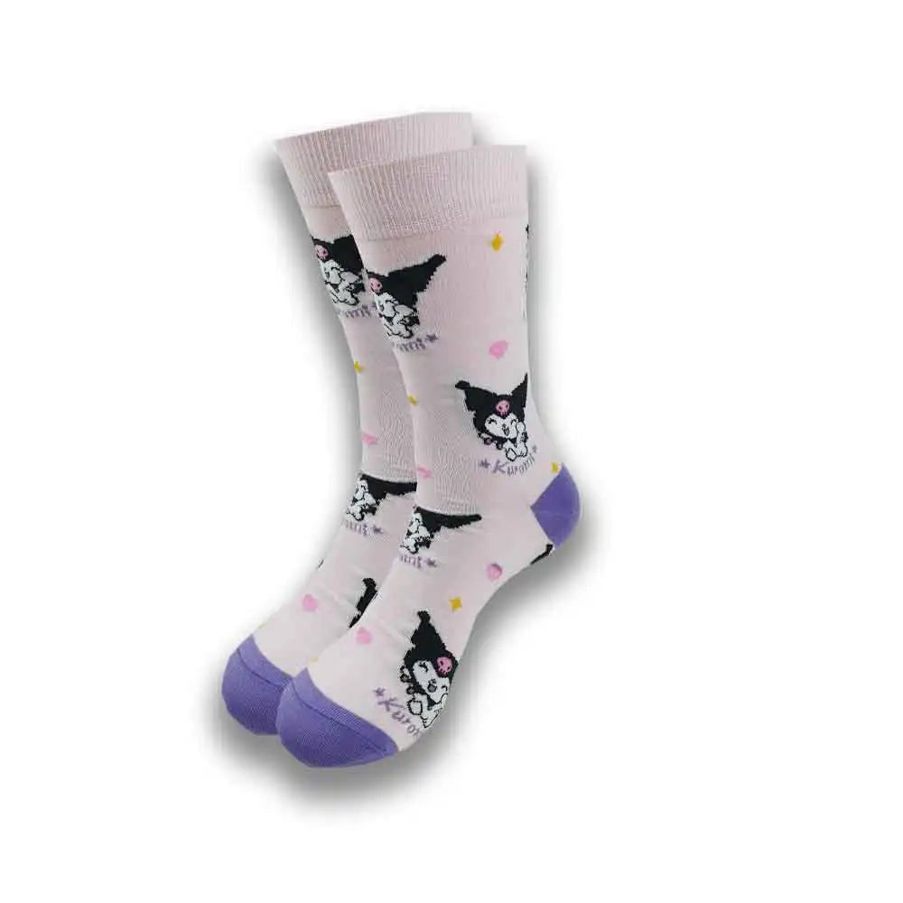 Cartoon Animation Fashion Socks for Men & Women – Autumn Winter Street Style Trendy Casual Combed Cotton Socks