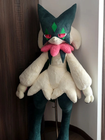 170cm Meowscarada Plush Doll — Pokemon Crystal Velvet Throw Pillow, Room Decor Anime Plush, Birthday & Christmas Gift