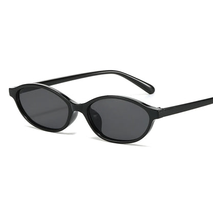 Sexy Small Oval Women's Sunglasses 2024 – New Fashion Black & Brown Summer Shades, Trendy Unique Eyewear for Men & Women