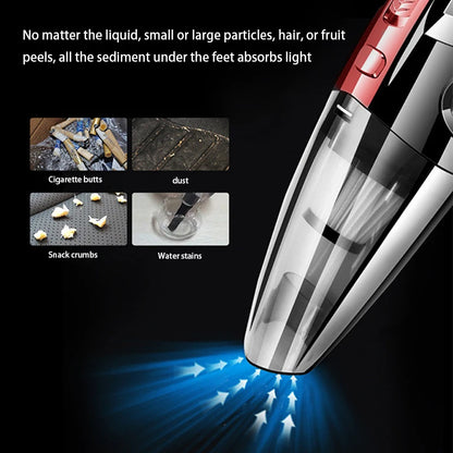 Handheld Car Vacuum Cleaner – Wireless, High-Power Model for Small Car Interior, 1 Set
