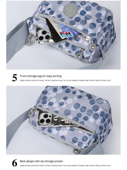 Women’s Nylon Oblique Crossbody Bag – Fashionable Shoulder & Mother Bag