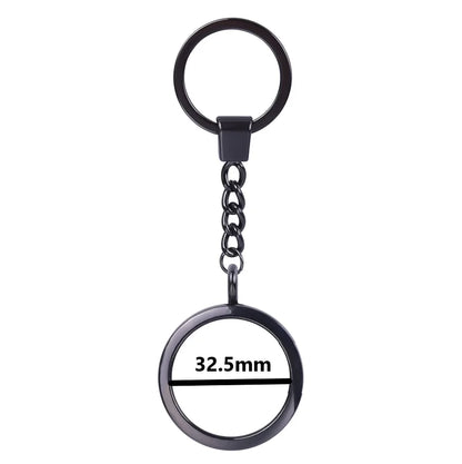 25-40mm Round Openable Reliquary Locket - Photo Memory Pendant, Cremation Ashes Keepsake, Glass Keychain & Memorial Jewelry