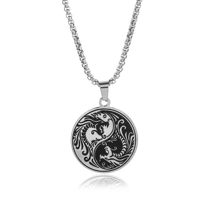 Caribbean Pirates Aztec Gold Coin Necklace – Retro Skull Pendant, Punk Hip Hop Movie Accessory